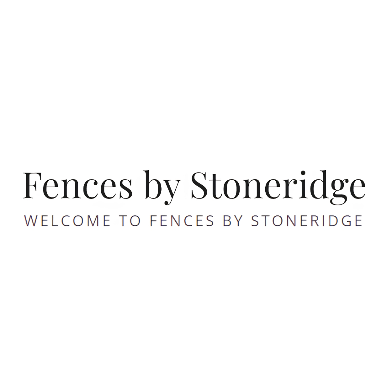 Fences By Stoneridge